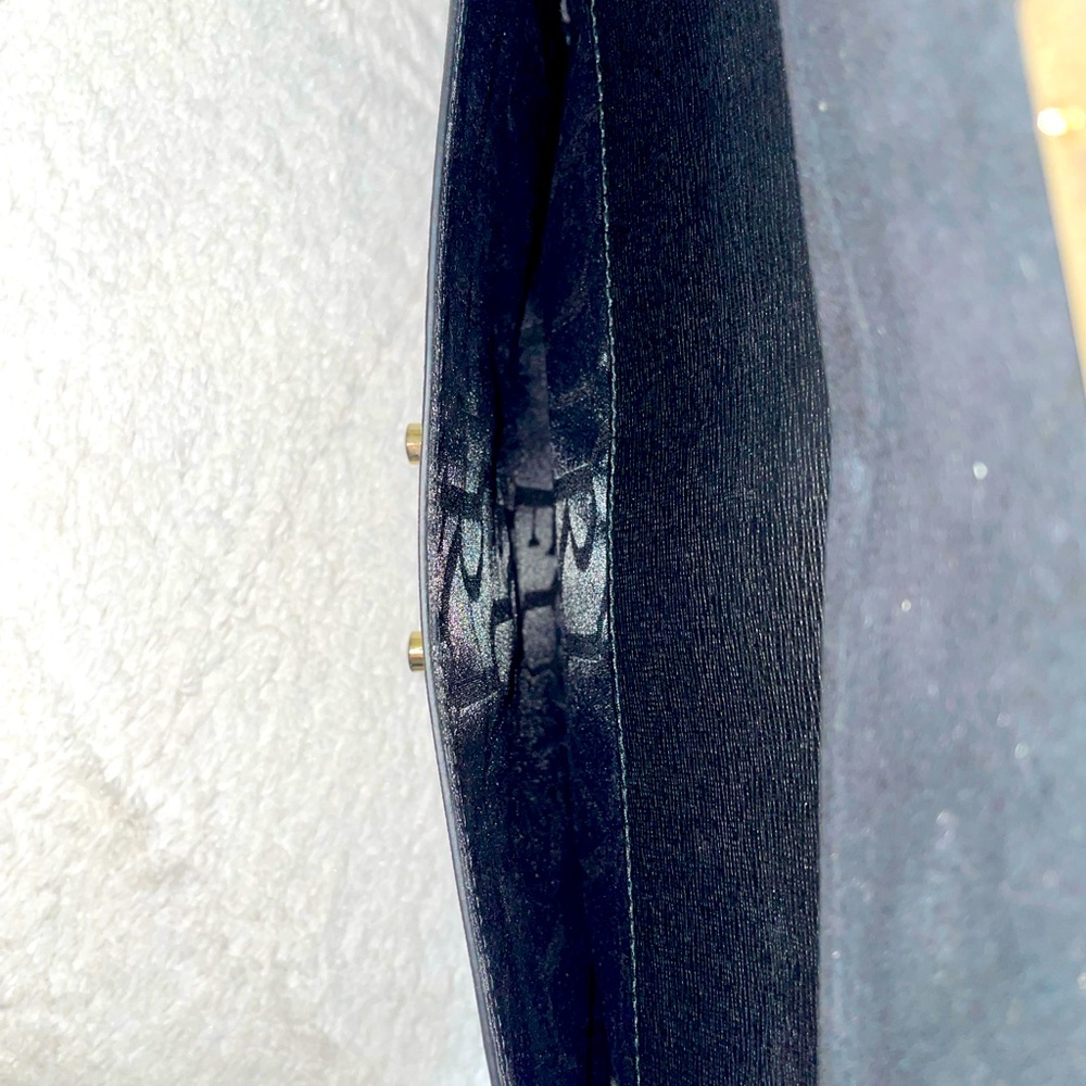 Furla Black Leather Handbag - handle wear, needs repair - Picture 6 of 10